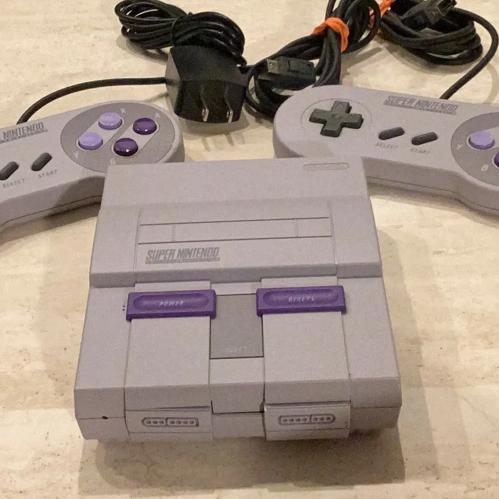 Super Nintendo SNES Mini Classic Edition Console 21 Games CLV-201 Tested